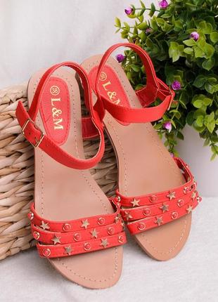 Женские босоножки, красные босоножки, летняя женская обувь, босоножки вьетнамки слипоны шлепанцы