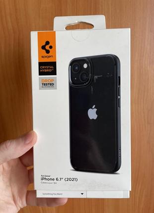 Чехол spigen cristal hybrid для iphone 13, оригинал, новый2 фото