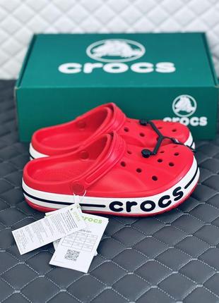 Crocs bayaband red кроксы женские подростковые красные кроксы1 фото