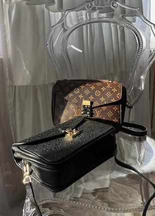 Louis vuitton super pochette black bag1 фото