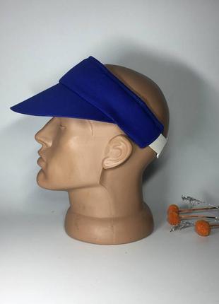 Козырек от солнца синий солнцезащитный ткань котоновая котон с070,22