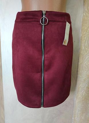 Кльові спіднички з еко-замші 3 кольори безкоштовна доставка