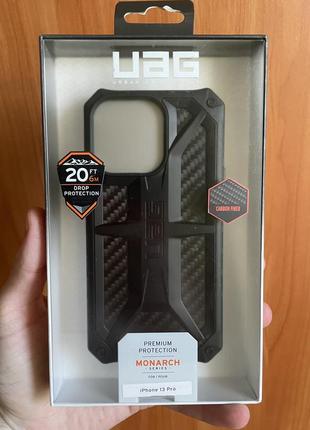 Чехол uag monarch carbon для iphone 13 pro, оригинал, новый