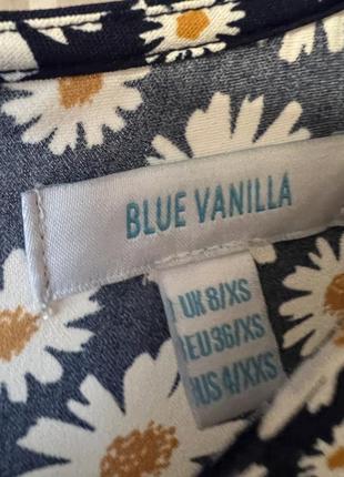 Платье в ромашки blue vanilla7 фото