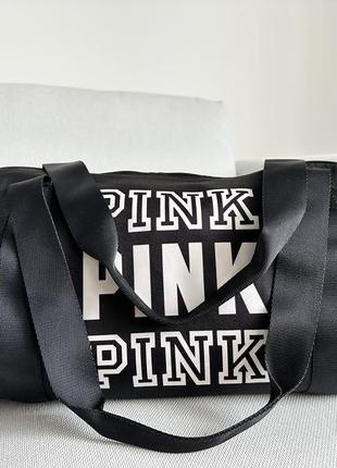 Дорожня спортивна сумка pink victoria’s secret3 фото