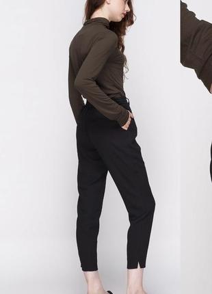 Чорні легкі  літні штани zara, брюки zara3 фото