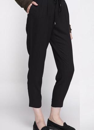 Чорні легкі  літні штани zara, брюки zara2 фото