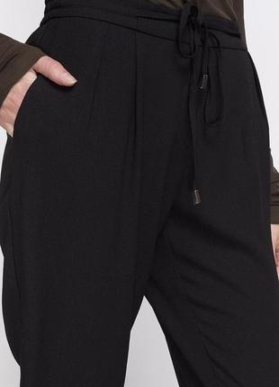 Чорні легкі  літні штани zara, брюки zara4 фото