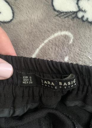 Чорні легкі  літні штани zara, брюки zara7 фото