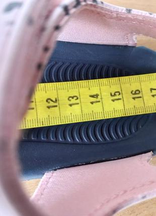 Легкі босоніжки сандалі на липучках f&amp;f uk9/28 р. устілка 18 см6 фото