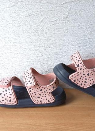 Легкі босоніжки сандалі на липучках f&amp;f uk9/28 р. устілка 18 см7 фото