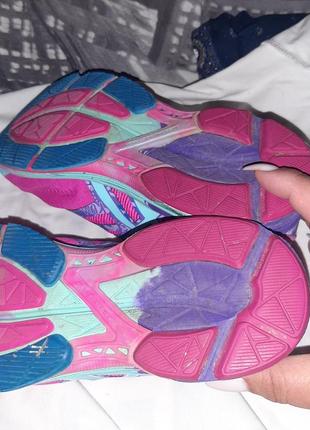 39,5 asics gel noosa, яркие кроссовки5 фото