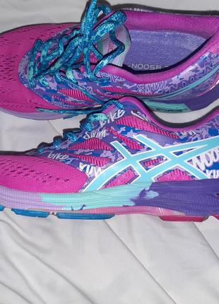 39,5 asics gel noosa, яркие кроссовки4 фото