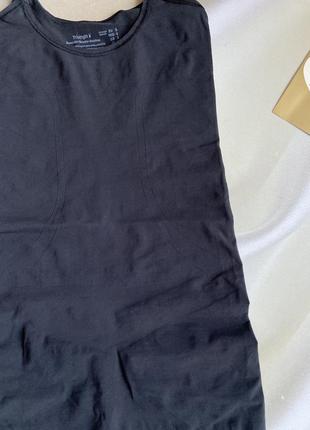 Платье утяжка белье для коррекции фигуры комбинация с эффектом пуш ап внизу бесшовное от элитного бренда 💙💛2 фото