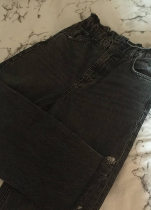 Серые джинсы на резинке pull &amp; bear2 фото
