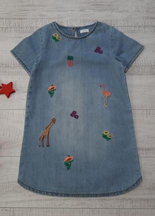 Платье джинс next на 6 лет