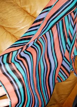 Кольоровий шарф полоска