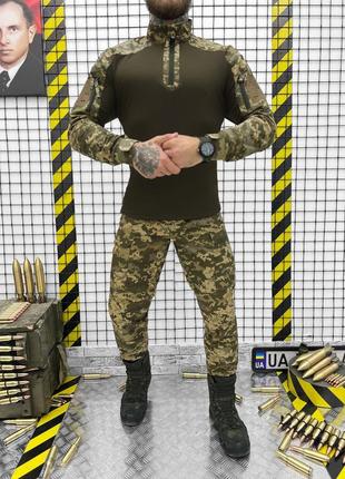 🔴 тактичний чоловічий костюм піксель хакі хаки мужской тактический1 фото