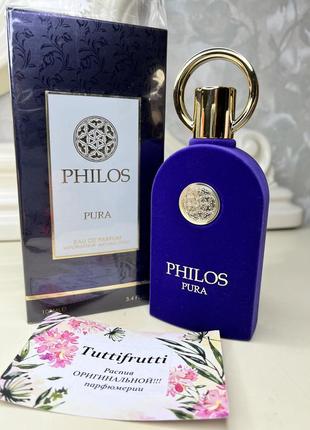 Alhambra: philos opus noir, philos pura, edp, 1 ml, оригинал 100%!!! делюсь!5 фото