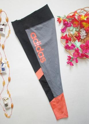 Шикарные спортивные лосины высокая посадка adidas оригинал 💖💜💖6 фото