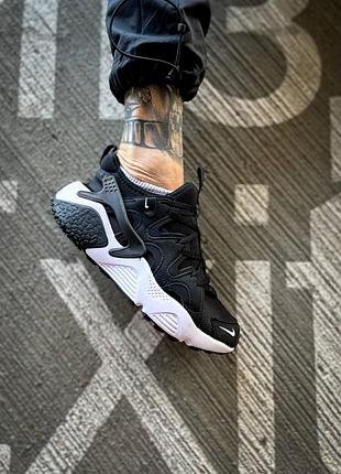 Мужские кроссовки nike air huarache craft"black/white"#найк