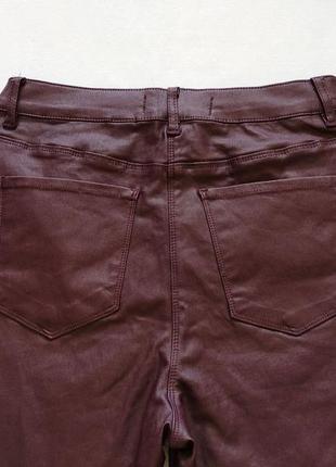 Новые женские джинсы - высокая посадка- имитация кожи брюки next женские брюки9 фото