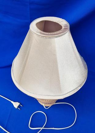 Лампа настольная прикроватная на тумбочку торшер афина светильник8 фото