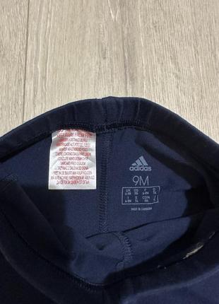 Шорти на дівчинку adidas оригінал 6-9m, 9-12m 2022р3 фото