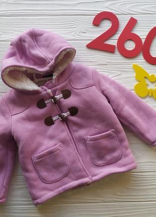 Очень теплая на меху кофточка на 9-12 мес германия