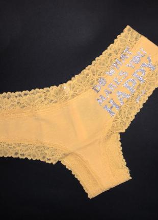 Трусики victoria ́s secret чикстеры с кружевом