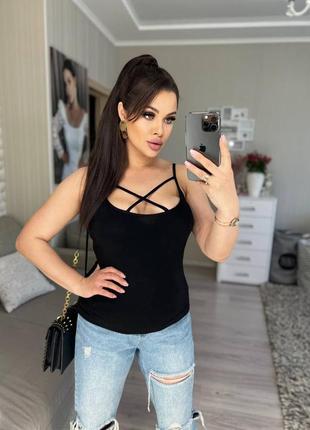 Женская майка с интересным дизайном. размеры: 48-50,52-54,56-58