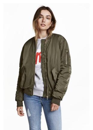 Ветровка бомбер куртка курточка 13-14 лет h&m
