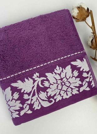 Полотенце cottonize 50х90 cod105 фиолетовый