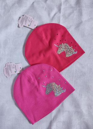 Шапка трикотажная на девочку
