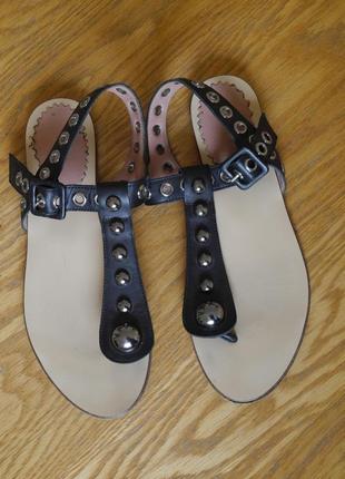 Босоніжки шкіряні розмір 40  red