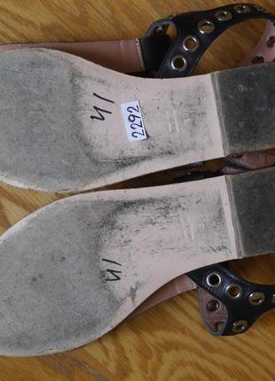 Босоніжки шкіряні розмір 40  red4 фото