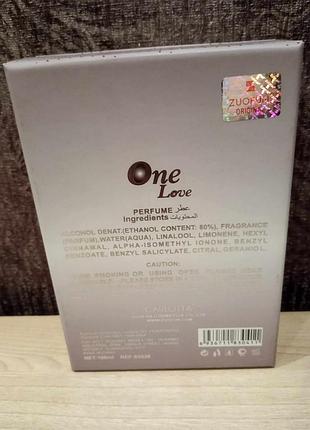 Туалетная мужская вода one love carlotta for men