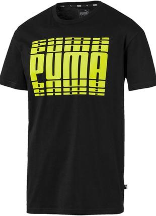 Мужская футболка puma rebel bold tee / размер л