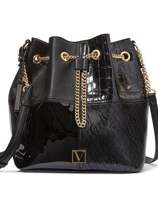 The victoria bucket bag black lily - сумка victoria bucket bag лімітована серія!