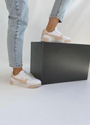 Женские кроссовки puma cali white pink 2.0 скидка sale/smb5 фото