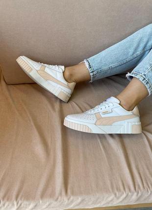 Женские кроссовки puma cali white pink 2.0 скидка sale/smb10 фото