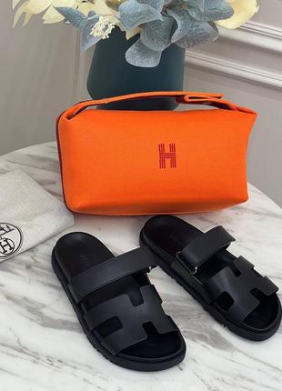 Женские брендовые роскошные шлепанцы в стиле hermes