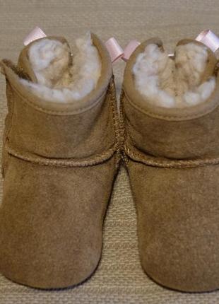 М'які світло-коричневі фірмові цигейкові пінетки ugg australia usa 18 р.3 фото