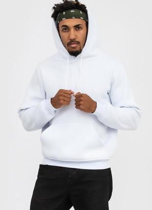 Худи мужское с капюшоном  ray basic unisex  xl белый