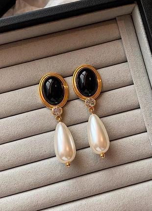 Серьги в стиле chanel vintage