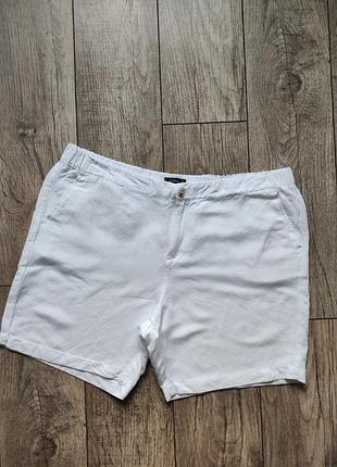 Шорты льняные больше размер, баталы