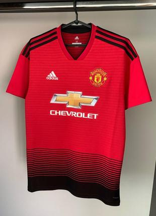 Футбольная футболка adidas manchester united 2018/2019 home shirt3 фото