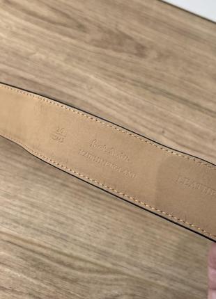 Кожаный ремень paul smith stripe belt4 фото