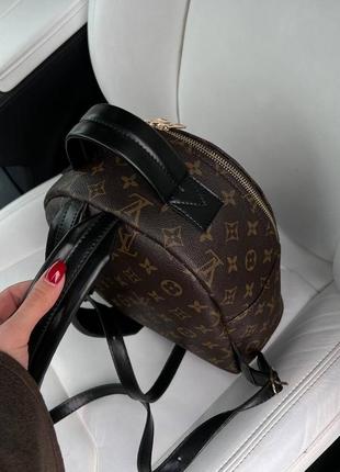 Женский рюкзак louis vuitton backpack brown black2 фото