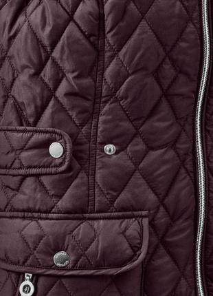 Ягідне стьобане пальто на блискавці, ecorepel®, tchibo німеччина , розмір наш 48-50 42 євро в ідеал4 фото
